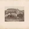 View of the Acropolis from the north, with the Turkish town at the foot of the hill