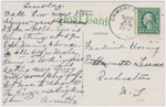 "A Joy Ride in Florida" - postcard mailed to Frederick Hoeing, 1917