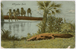"Alligator Bait" - postcard to Frederick Hoeing