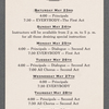Rehearsal schedule for The Hermits in Vienna