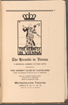 Souvenir booklet for The Hermits in Vienna, with inserted handwritten production notes