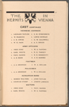 Souvenir booklet for The Hermits in Vienna, with inserted handwritten production notes