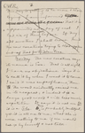 Extracts from Adam's Diary, draft.