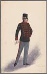 Officer costume and fabric pieces