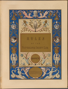 Rules of the Photographic Society Club