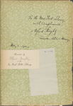 Stieglitz's dedication