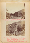 General view of Hydraulic Mining Co. camp at Oro near Clifton, Arizona [top]; Incline of Coronade Mine near Clifton, Arizona. 3,500 ft. long. Copper mine on the summit. Sold in 1883 for $2,000,000. The longest incline rail road in Arizona [bottom]