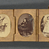 'Somebody's Luggage' miniature locket album of Tom Thumb and Lavinia Warren