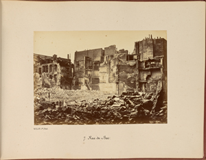 Les ruines de Paris, 1871