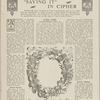 "Saying it" in Cipher