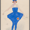 Girl in blue