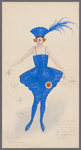 Girl in blue