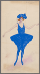 Girl in blue