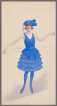 Girl in blue