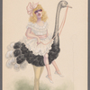 Girls on Ostriches