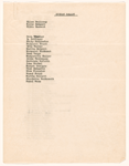 Cast lists for Hip! Hip! Hooray!