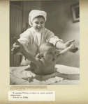 Nurse with a six month old baby at State Pediatric Medical Institute in Leningrad