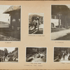 A shrine; Guide post ; Clearing the road