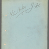 Annotated typescript for The Earthquake, "Old Copy - J.H."