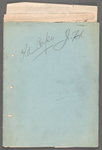 Annotated typescript for The Earthquake, "Old Copy - J.H."