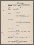 Annotated typescript for The Earthquake, "Old Copy - J.H."