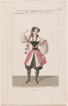 Costume de Melle. Gomard (en Catalane), dans le ballet de Clarisse Acte II.