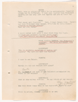 Annotated typescript for The Earthquake, "Old Copy"