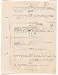 Annotated typescript for The Earthquake, "Old Copy"