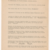 Production notes and cast lists for The International Cup, the Ballet of Niagara, and the Earthquake