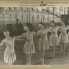 Dance students with the dancer Vaganova
