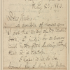 Letter from William Douglas O’Connor to Walt Whitman, 23 May 1883.