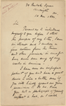 Letter from Leon Richeton to Walt Whitman, 10 December 1880