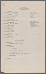 Costume and prop notes for Chin Chin