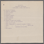Costume and prop notes for Chin Chin