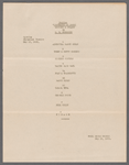 Routine for Contrasts of 1933 / R.H. Burnside, 1933