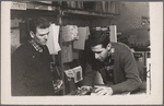 Mike Goldberg (right) and Floriano Vecchi (left) at Tiber Press