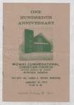 One Hundredth Anniversary Midway Congressional Church