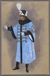 Mr. Rork-Prince-Entrance Coat over Blue Shirt