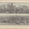1. North or Hudson River showing the sky-line of the financial district, from Park Row to Battery Park...2.East River and Brooklyn, viewed from Manhattan...
