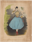 The cracovienne, danced by Madlle Fanny Elssler in the grand ballet of The gipsey