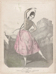 Fanny Elssler [facsim. sig.] in the Cracovienne dance