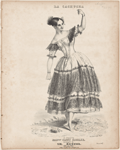 La cachucha as danced by Madlle. Fanny Elssler