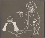 Cesare [copy?], Caricature of SLC and Andrew Carnegie, 1906.