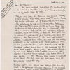 Lyon, Isabel. Holograph notes on ink impression of SLC's right hand.