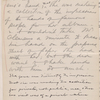 Lyon, Isabel. Holograph notes on ink impression of SLC's right hand.