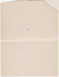 Lyon, Isabel. Holograph notes on ink impression of SLC's right hand.