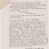 Lyon, Isabel. Holograph notes on ink impression of SLC's right hand.