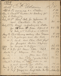 Cash-book, kept by Charles E. Perkins. Nov. 28, 1856 - Jan. 2, 1883. 