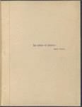 The Cradle of Liberty. Typescript with pencil sketches with holograph inscriptions and explanations.