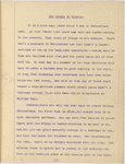 The Cradle of Liberty. Typescript with pencil sketches with holograph inscriptions and explanations.